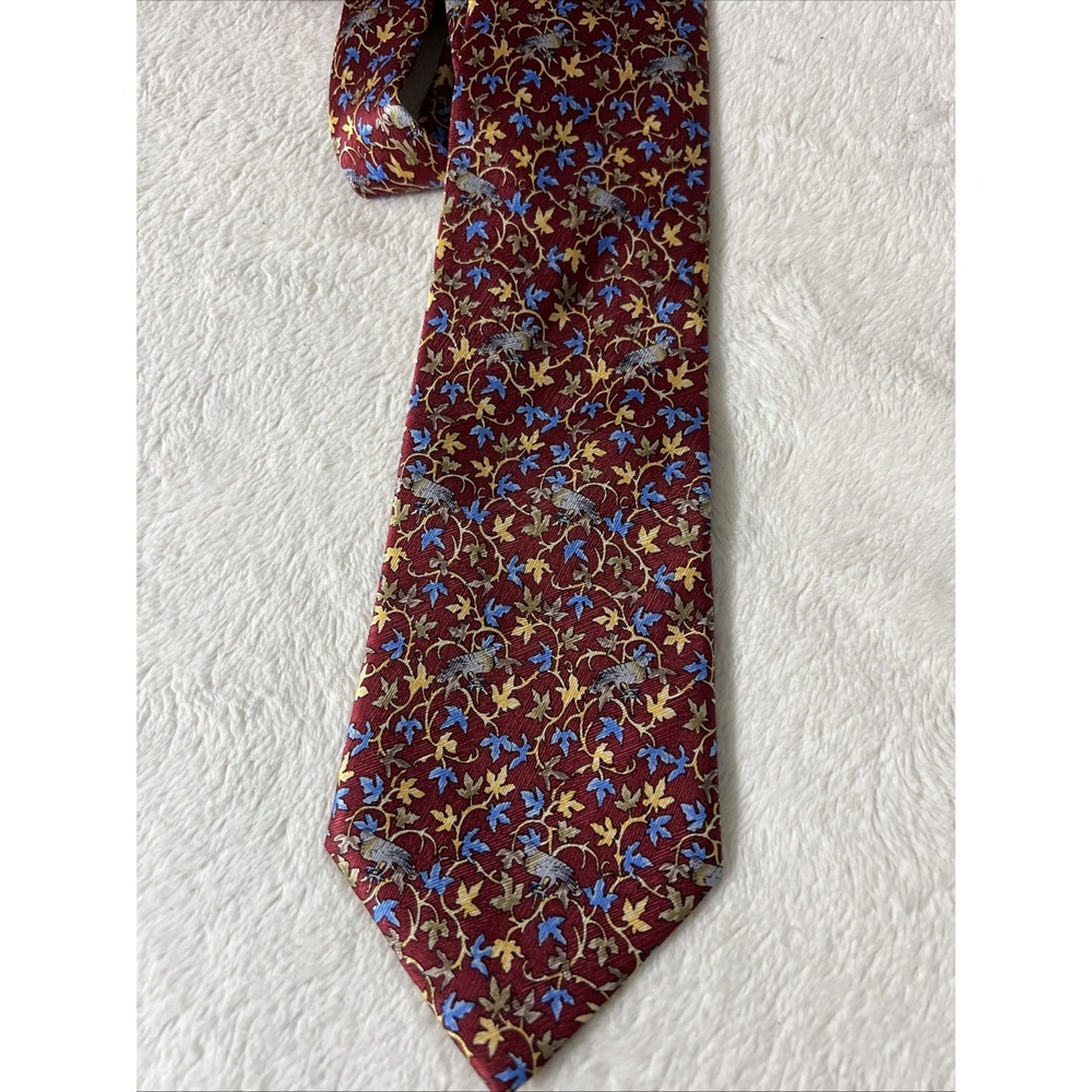 The Metropolitan Museum Of Art Silk Tie Floral Victorian Bird Elegant